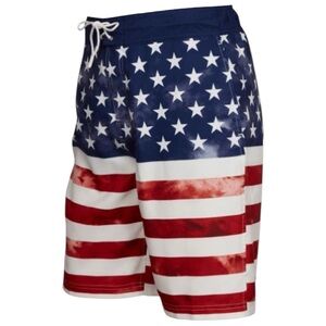 ❤️ 🆕 RED HEAD BRAND CO. American Flag Bathing Suit Size 2XL